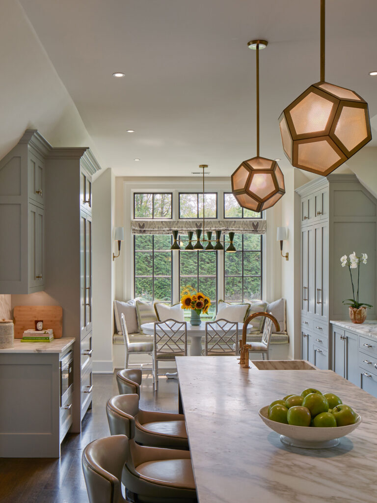 new kitchen in a 1950s colonial revival home